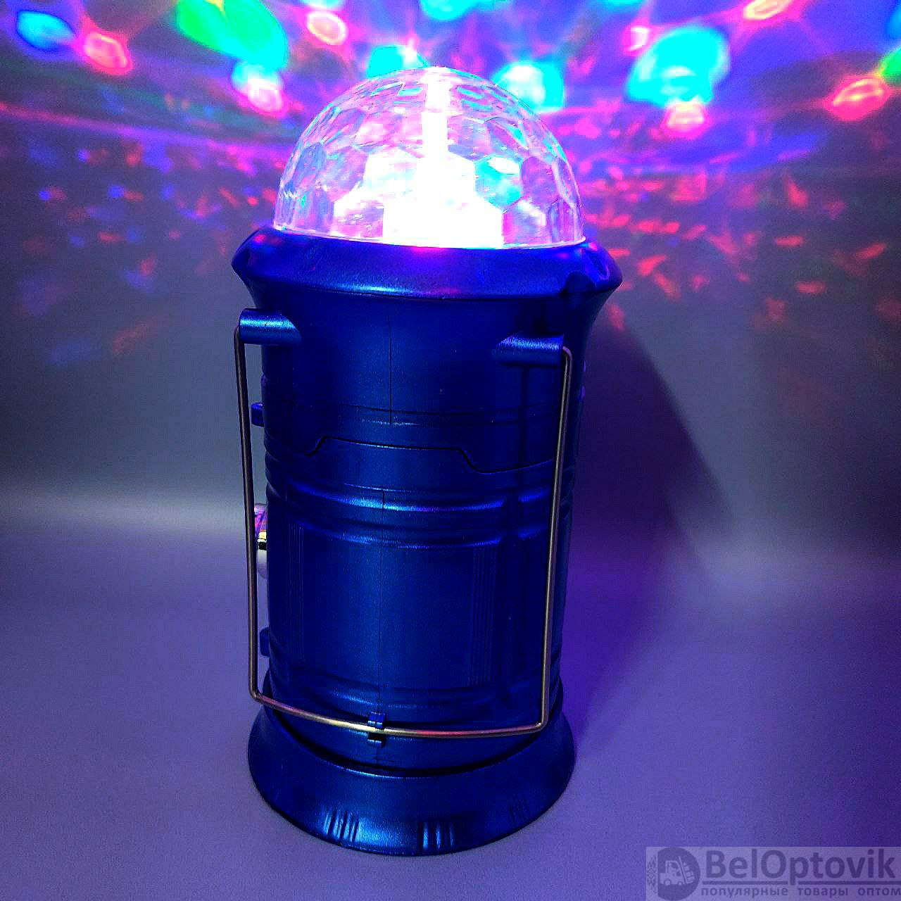 Раздвижной кемпинговый фонарь Magic Cool camping light c диско лампой ...